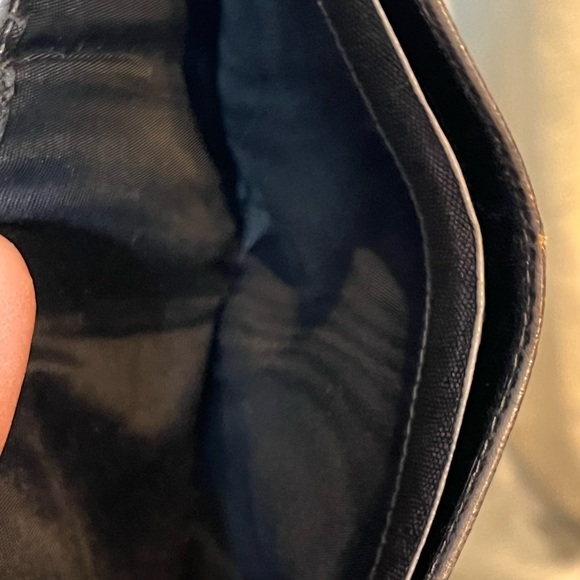 #4743. Prada Men's Safianno Leather Bifold Gunmetal Wallet - Picture 11 of 12